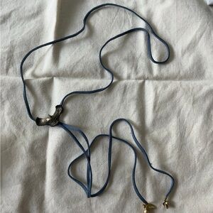 Vintage Leather Layered Betsy Piddard Designs Necklace